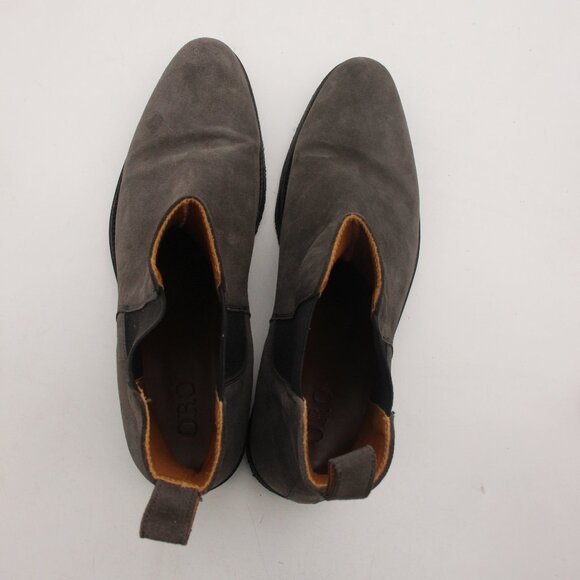 Oro Los Angeles Chelsea Boots Men\'s Size 12 Gray Suede  Alicante Crepe Soles main image 7